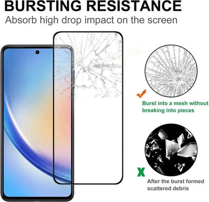 Samsung Galaxy S24 Ultra Screenprotector Full Cover Screenprotector Gehard 9H – 2-Pack-Ilumina Benelux
