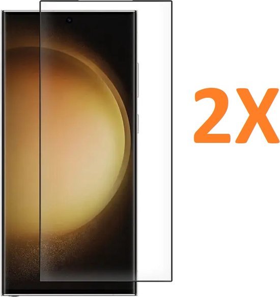 Samsung Galaxy S24 Ultra Screenprotector Full Cover Screenprotector Gehard 9H – 2-Pack-Ilumina Benelux