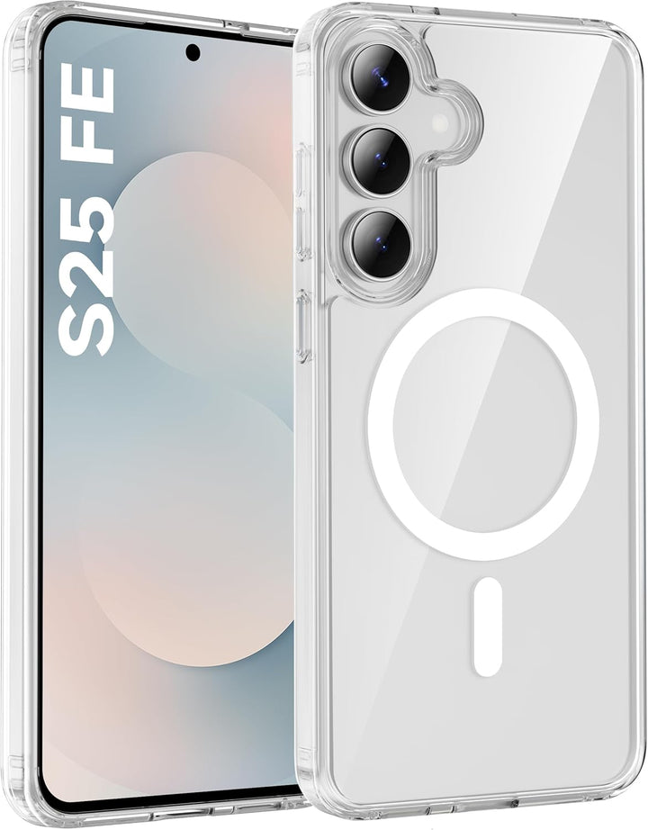 Samsung Galaxy S25 FE Hoesje – Transparant MagSafe Case Slim & Schokbestendig-Ilumina Benelux