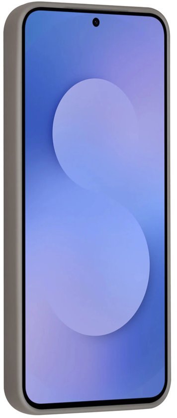 Samsung Galaxy S25 FE Hoesjes Schokbestendige Siliconen Backcover met Ringstandaard - Titanium Grey-Ilumina Benelux