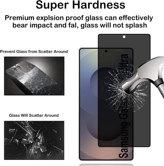 Samsung Galaxy S25 Ultra – 9H Gehard Glas – Anti-kras – 2-Pack Tempered Glas-Ilumina Benelux