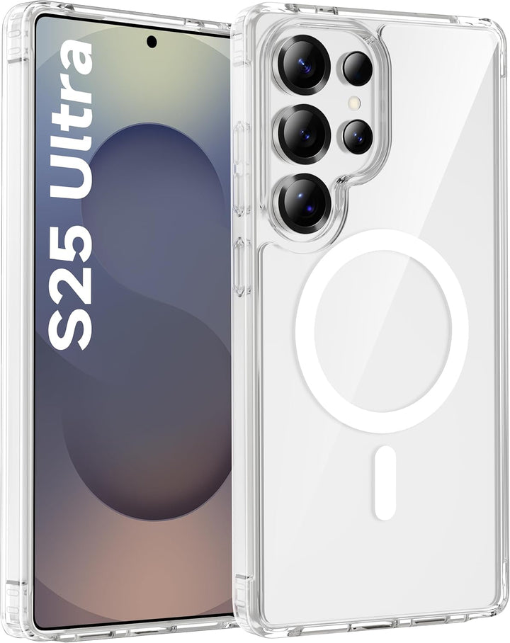 Samsung Galaxy S25 Ultra Hoesje – Transparant MagSafe Case Slim & Schokbestendig-Ilumina Benelux