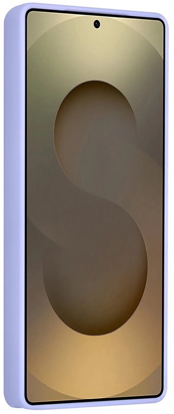 Samsung Galaxy S25 Ultra Hoesjes Schokbestendige Siliconen Backcover met Ringstandaard - Lila-Ilumina Benelux