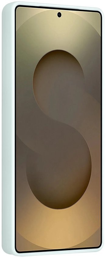 Samsung Galaxy S25 Ultra Hoesjes Schokbestendige Siliconen Backcover met Ringstandaard - Mint Green-Ilumina Benelux