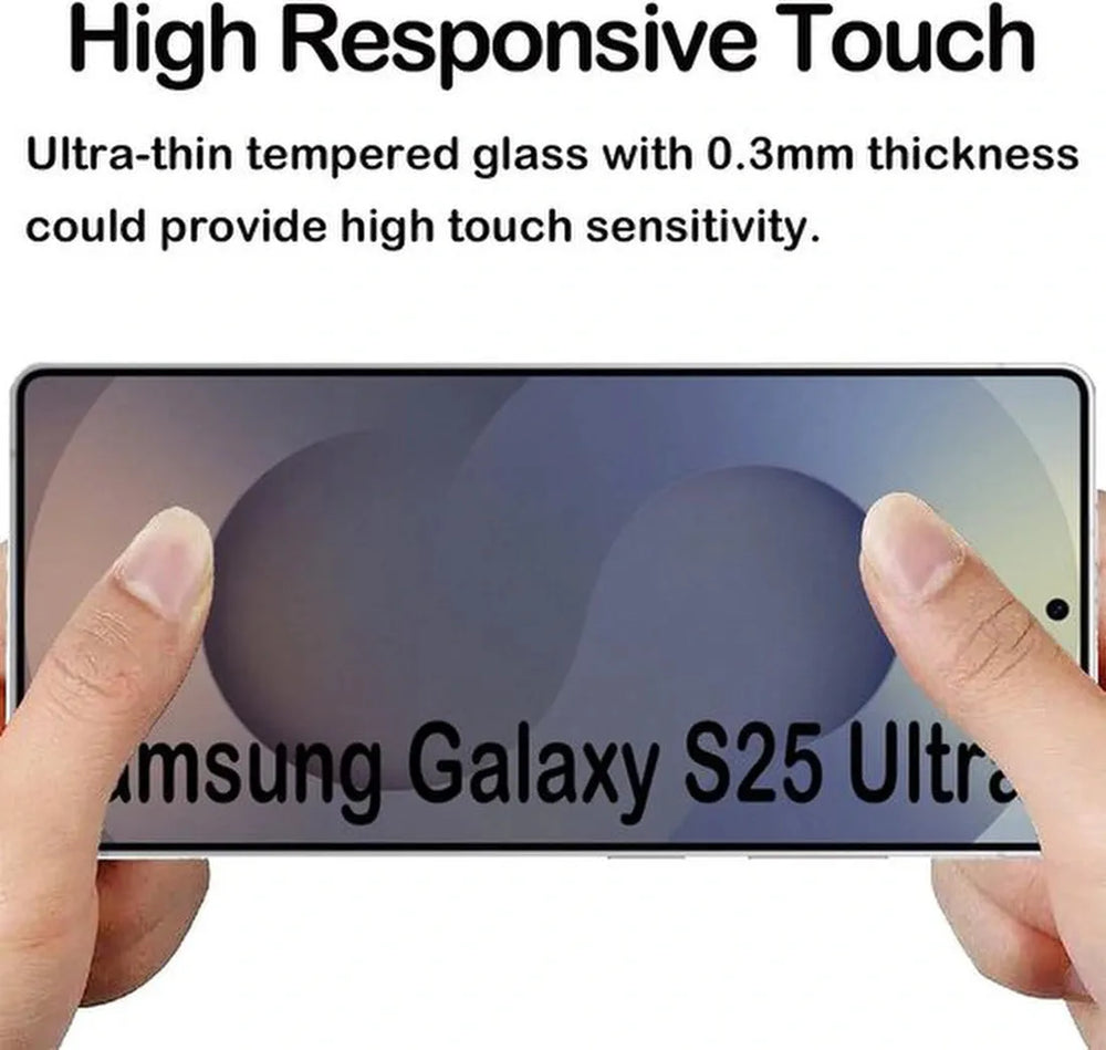 Samsung Galaxy S25 Ultra – Privacy – 9H Gehard Glas – 3-Pack-Ilumina Benelux