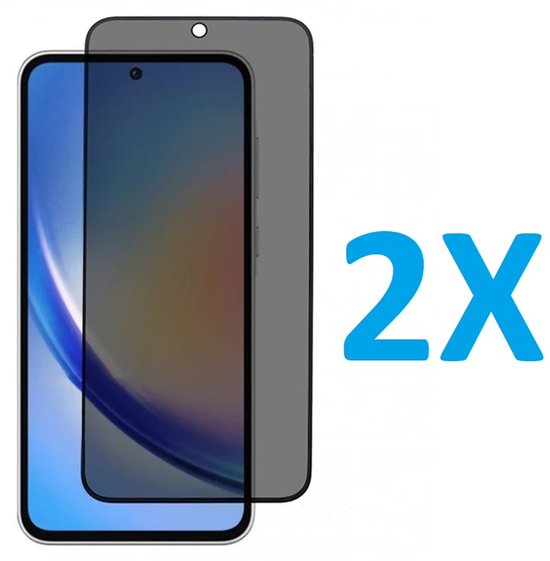 Samsung Galaxy S25 Ultra – Privacy Screenprotector – 9H Gehard Glas – 2-Pack-Ilumina Benelux