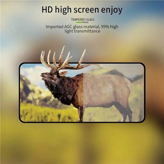 Samsung Galaxy S25 Ultra Screenprotector Full Cover – 9H Gehard Glas – 1-Pack-Ilumina Benelux