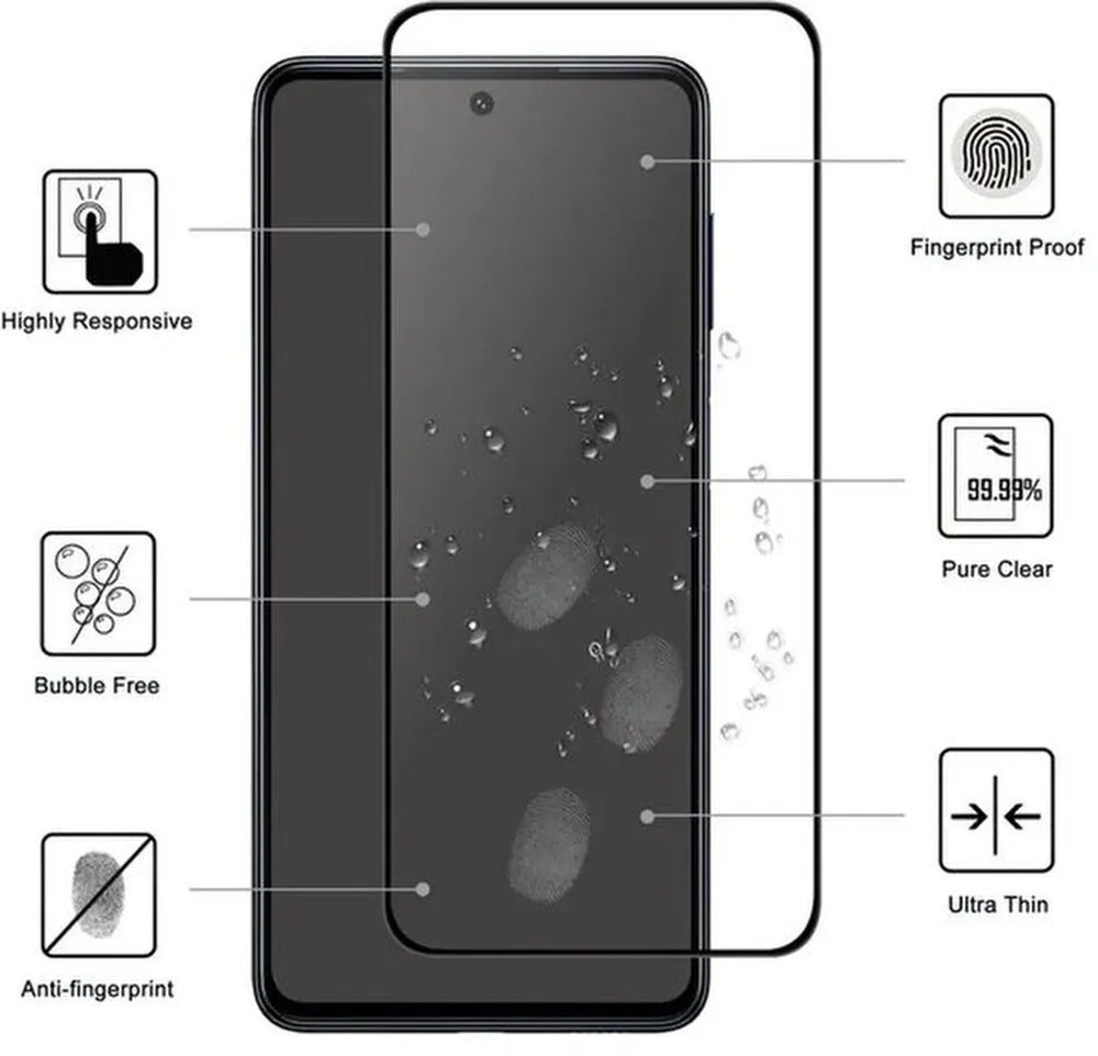 Samsung Galaxy S25 Ultra Screenprotector Full Cover – 9H Gehard Glas – 1-Pack-Ilumina Benelux