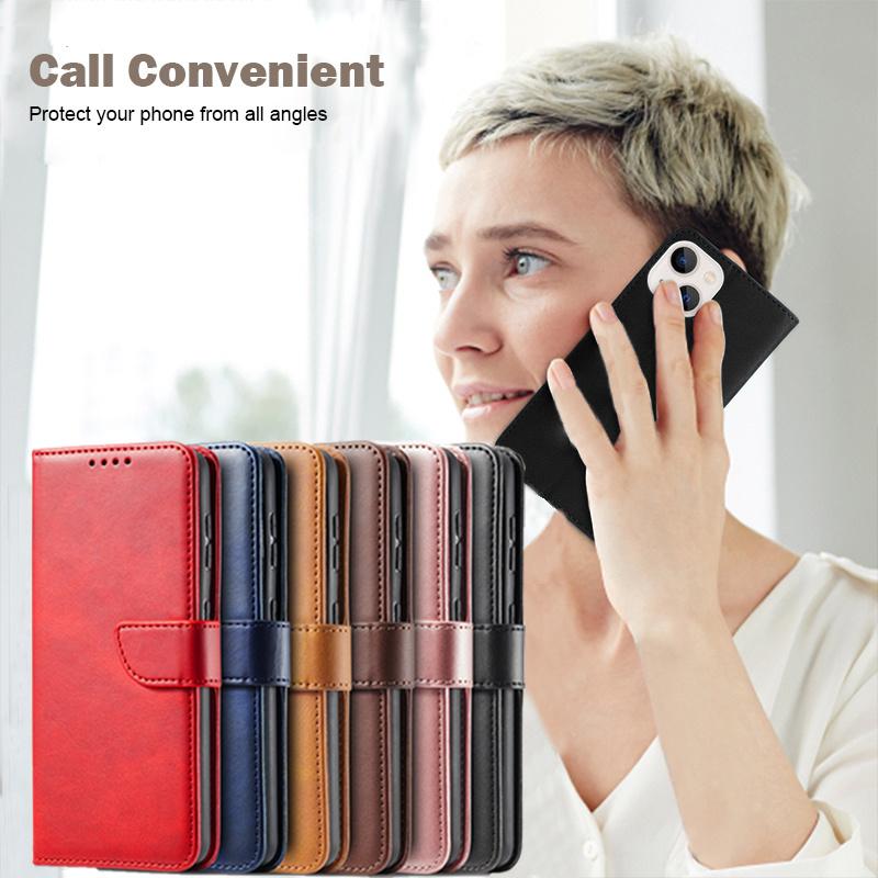 Samsung Galaxy S25FE Hoesjes – Luxe PU Kalfsleer Wallet – Pasjeshouder – Magneetsluiting – Zwart-Hoesjes-Ilumina Benelux