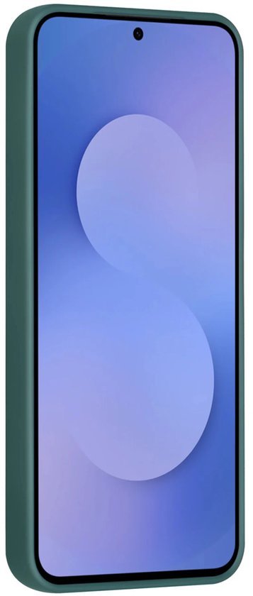 Samsung Galaxy S26 Hoesjes Schokbestendige Siliconen Backcover met Ringstandaard - DonkerGroen-Ilumina Benelux