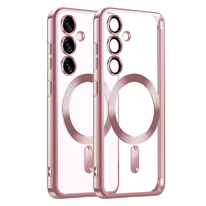 Samsung Galaxy S26 Hoesjes – MagSafe Compatible – Ingebouwde Camera Lens Protector - Roségoud-Ilumina Benelux