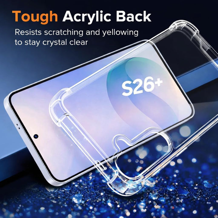 Samsung Galaxy S26 Plus Hoesjes - Siliconen Backcover - Schokbestendig - Transparant-Ilumina Benelux