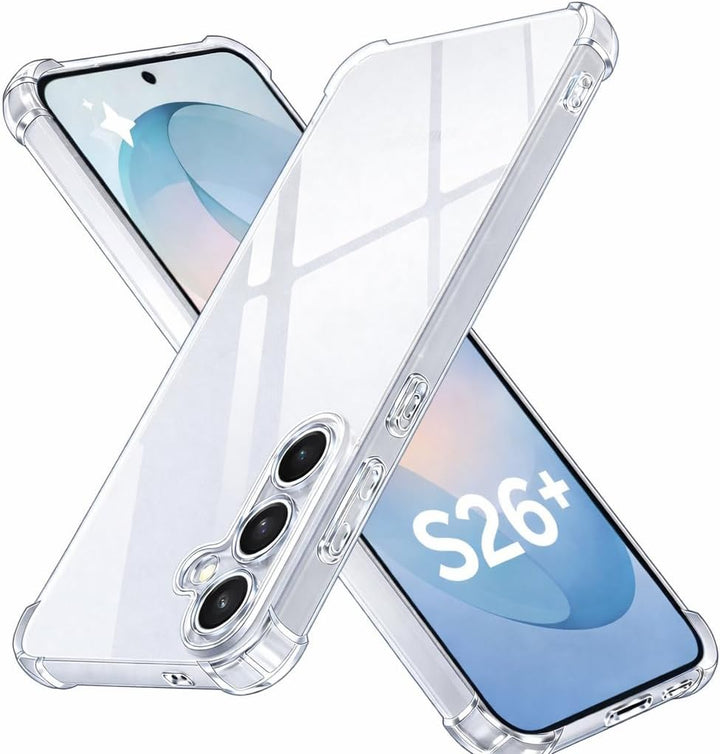Samsung Galaxy S26 Plus Hoesjes - Siliconen Backcover - Schokbestendig - Transparant-Ilumina Benelux