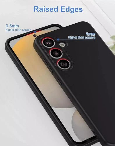 Samsung Galaxy S26 Plus Hoesjes - Siliconen Backcover - Soft Touch - Schokbestendig - Zwart-Ilumina Benelux