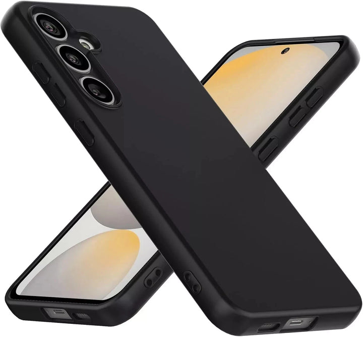 Samsung Galaxy S26 Plus Hoesjes - Siliconen Backcover - Soft Touch - Schokbestendig - Zwart-Ilumina Benelux