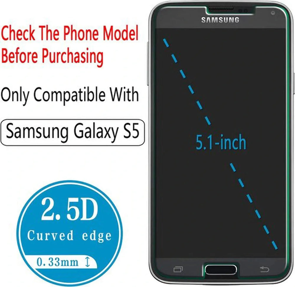 Samsung Galaxy S5 Screenprotector Gehard 9H – Anti Kras – 3-Pack-Ilumina Benelux