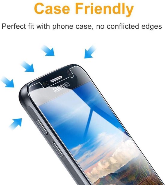 Samsung Galaxy S6 Edge Screenprotector Gehard 9H – Anti-kras – 2-Pack-Ilumina Benelux
