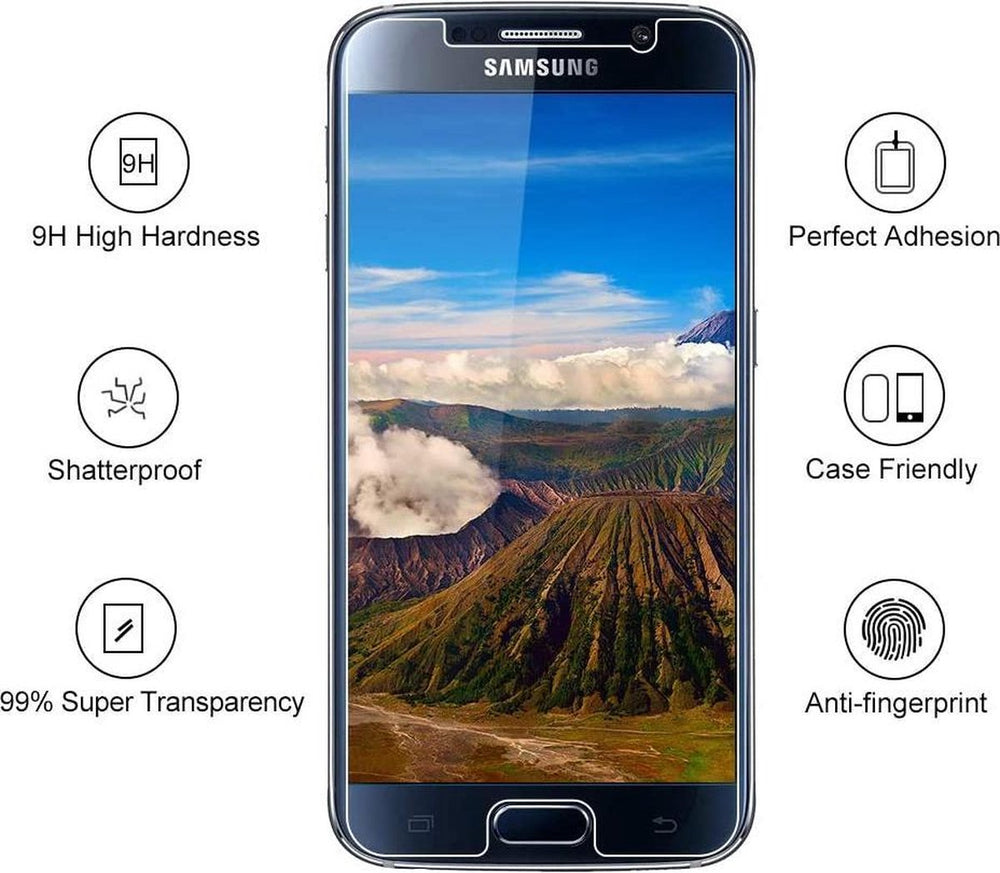 Samsung Galaxy S6 Edge Screenprotector Gehard 9H – Anti-kras – Tempered Glas – 1-Pack-Ilumina Benelux