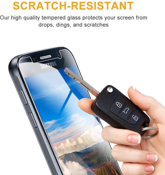 Samsung Galaxy S6 Screenprotector Gehard 9H – Anti Kras – Tempered Glas – 3-Pack-Ilumina Benelux