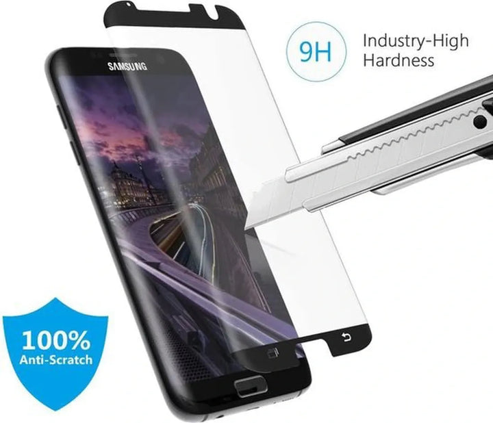 Samsung Galaxy S7 Edge Screenprotector Full Cover – 9H Gehard Glas – 5-Pack-Ilumina Benelux