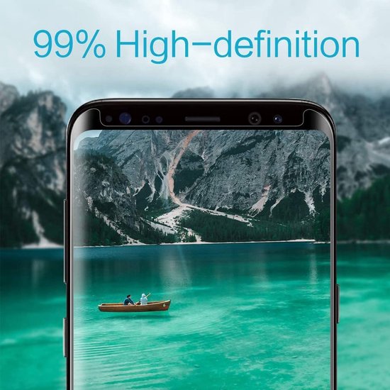 Samsung Galaxy S8 Plus Screenprotector Full Cover – 9H Gehard Glas – 2-Pack-Ilumina Benelux
