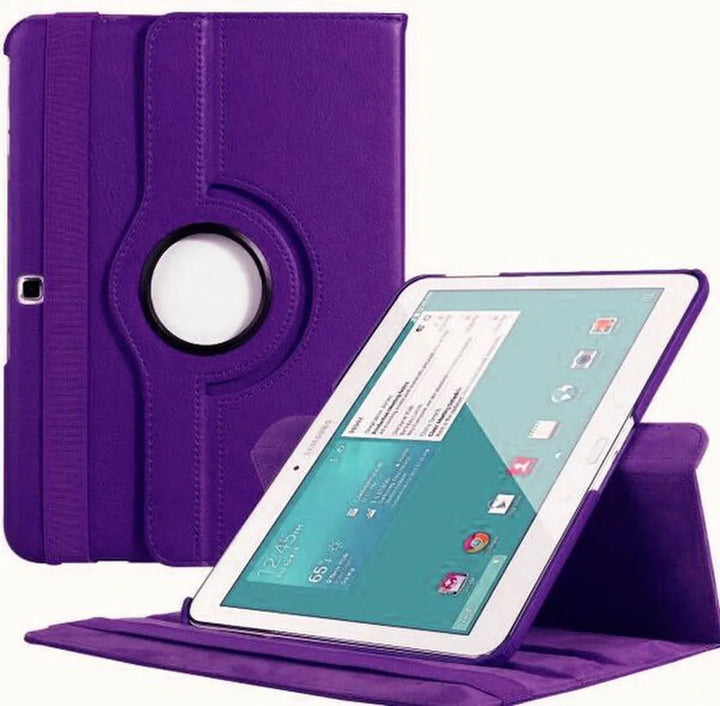 Samsung Galaxy Tab 4 10.1 T530/T535 Hoesjes – 360° draaibaar – Multi-stand – Paars-Tablethoesjes-Ilumina Benelux