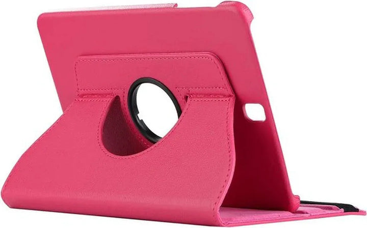 Samsung Galaxy Tab 4 8.0 SM-T330/T331/T335 Hoesjes – 360° draaibaar – Multi-stand – Donkerroze-Tablethoesjes-Ilumina Benelux