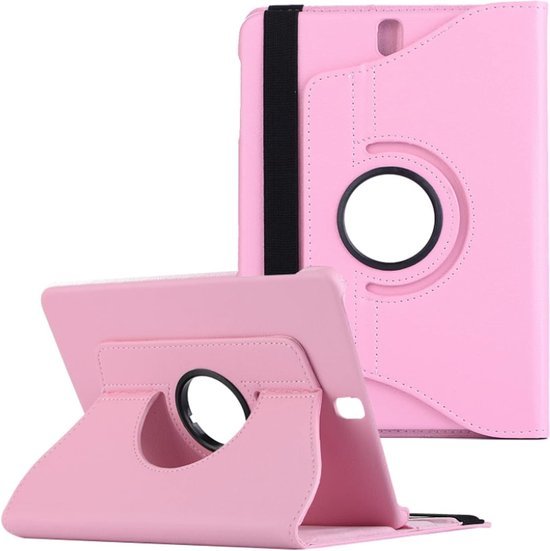 Samsung Galaxy Tab 4 8.0 SM-T330/T331/T335 Hoesjes – 360° draaibaar – Multi-stand – Lichtroze-Tablethoesjes-Ilumina Benelux