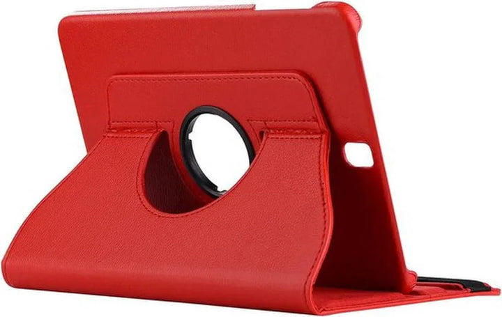 Samsung Galaxy Tab 4 8.0 SM-T330/T331/T335 Hoesjes – 360° draaibaar – Multi-stand – Rood-Tablethoesjes-Ilumina Benelux