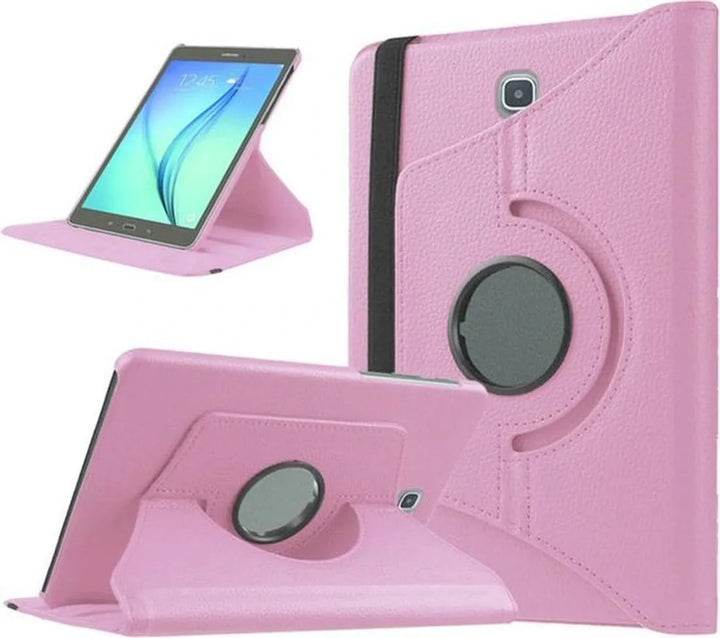 Samsung Galaxy Tab A 10.1 2016 SM-T580 Hoesjes – 360° draaibaar – Multi-stand – Lichtroze-Tablethoesjes-Ilumina Benelux
