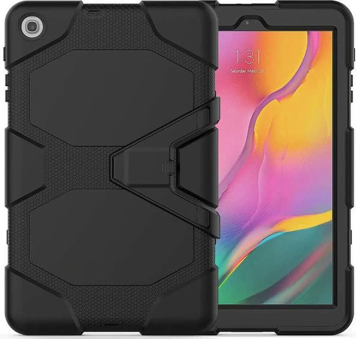 Samsung Galaxy Tab A 10.1 (2019) SM-T510/T515 – Extreme Armor Case Hoesjes – Schokbestendig – Zwart-Tablethoesjes-Ilumina Benelux