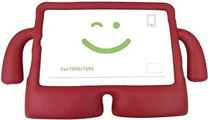 Samsung Galaxy Tab A 10.1 2019 SM-T510/T515 – Kids Proof Kinderhoes Hoesjes – Schokbestendig – Rood-Tablethoesjes-Ilumina Benelux