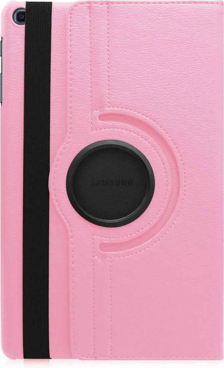 Samsung Galaxy Tab A 10.1 2019 T510/T515 Hoesjes – 360° draaibaar – Multi-stand – Lichtroze-Tablethoesjes-Ilumina Benelux