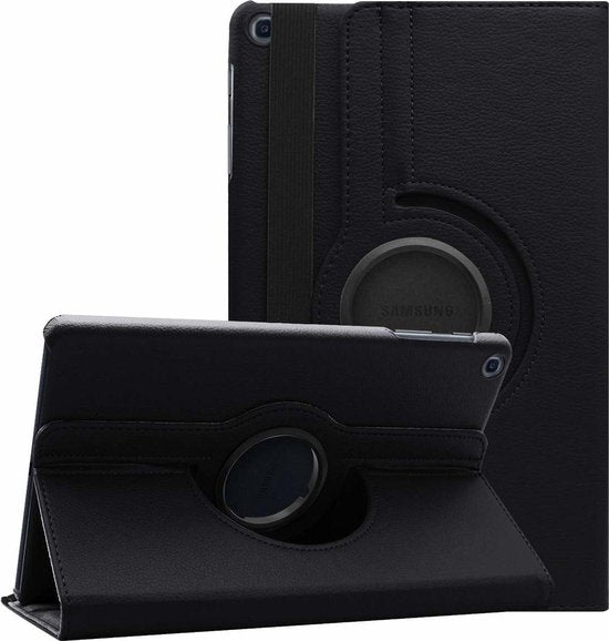 Samsung Galaxy Tab A 10.1 2019 T510/T515 Hoesjes – 360° draaibaar – Multi-stand – Zwart-Tablethoesjes-Ilumina Benelux