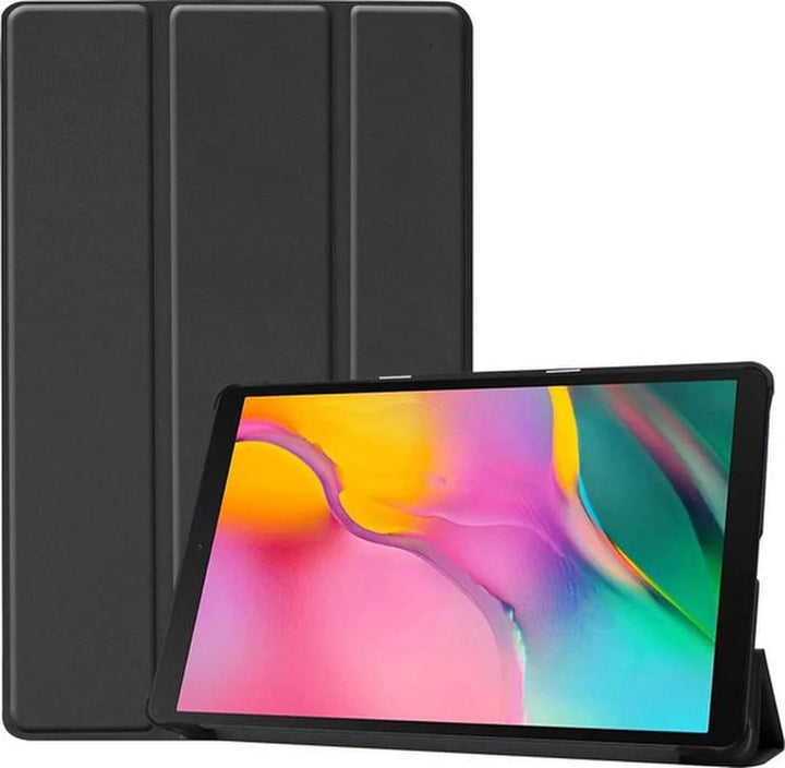 Samsung Galaxy Tab A 10.1 T510/T515 (2019) – Tri-Fold Book Cover – Standfunctie – Zwart-Tablethoesjes-Ilumina Benelux