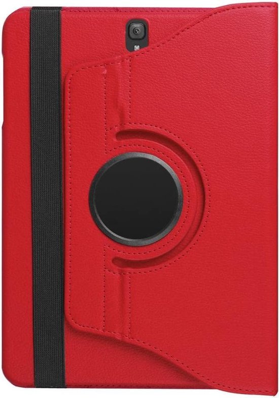 Samsung Galaxy Tab A 10.1 T580/T585 Hoesjes – 360° draaibaar – Multi-Stand – Rood-Tablethoesjes-Ilumina Benelux