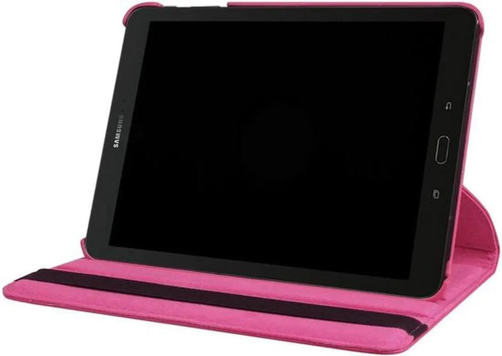Samsung Galaxy Tab A 10.1 T580/T585 Hoesjes – 360° draaibaar – Multi-stand – Roze-Tablethoesjes-Ilumina Benelux