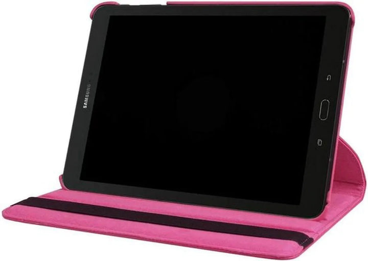 Samsung Galaxy Tab A 10.1 T580/T585 Hoesjes – 360° draaibaar – Multi-stand – Roze-Tablethoesjes-Ilumina Benelux