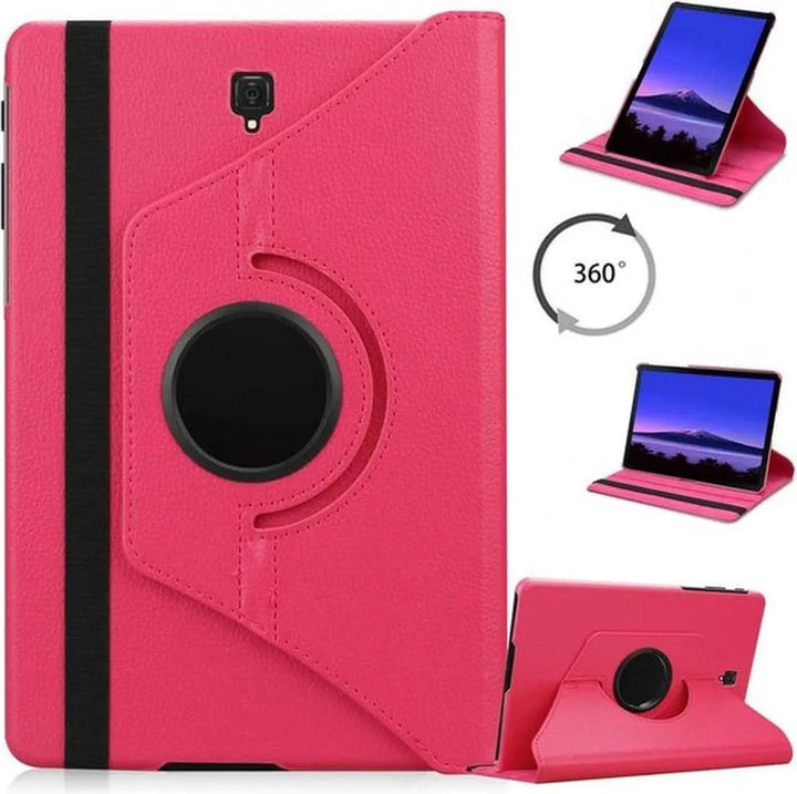 Samsung Galaxy Tab A 10.1 T580/T585 Hoesjes – 360° draaibaar – Multi-stand – Roze-Tablethoesjes-Ilumina Benelux