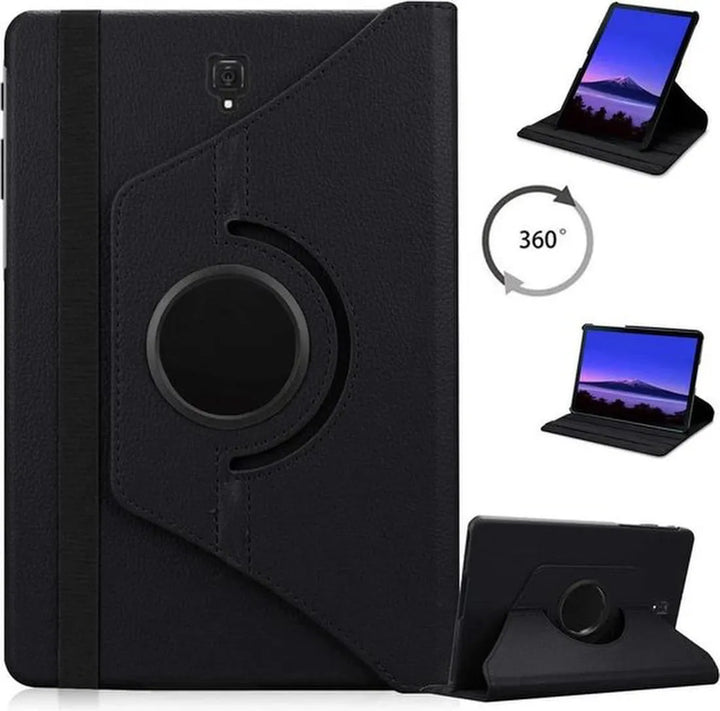 Samsung Galaxy Tab A 10.1 T580/T585 Hoesjes – 360° draaibaar – Multi-stand – Zwart-Tablethoesjes-Ilumina Benelux