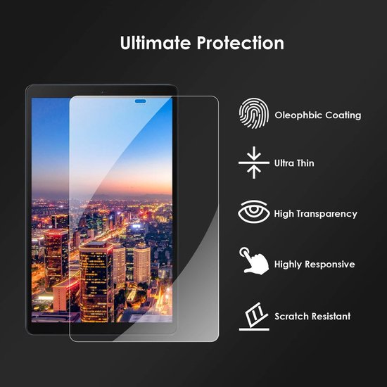 Samsung Galaxy Tab A 10.5 2018 Screenprotector Gehard 9H – Anti-kras – 2-Pack-Ilumina Benelux