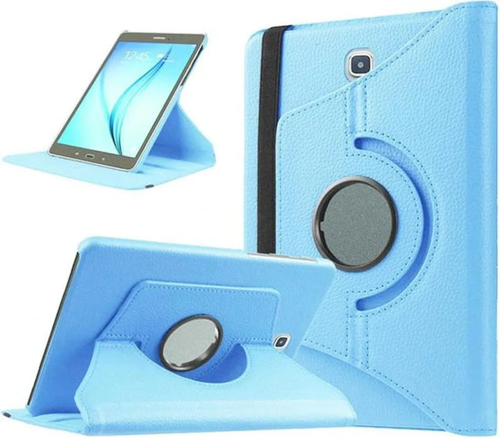 Samsung Galaxy Tab A 10.5 2018 T590/T595 Hoesjes – 360° draaibaar – Multi-stand – Lichtblauw-Tablethoesjes-Ilumina Benelux