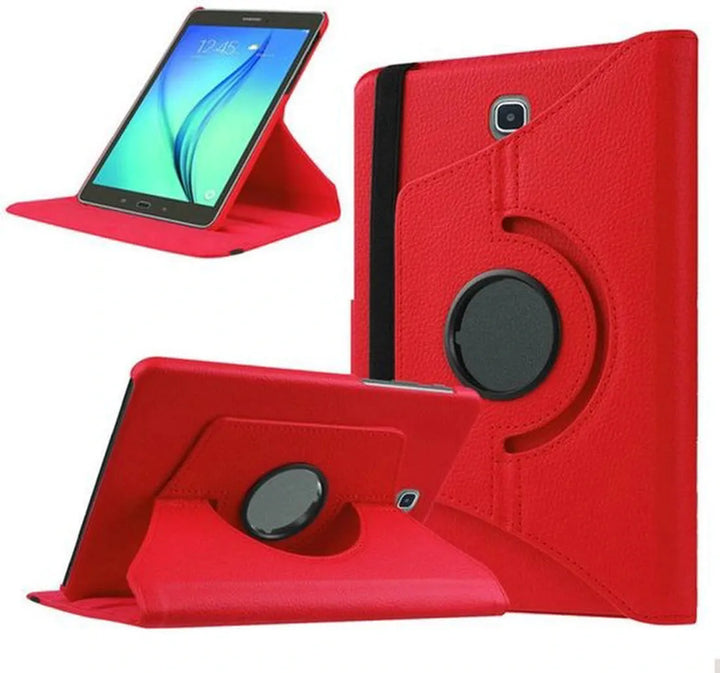 Samsung Galaxy Tab A 10.5 2018 T590/T595 Hoesjes – 360° draaibaar – Multi-stand – Rood-Tablethoesjes-Ilumina Benelux