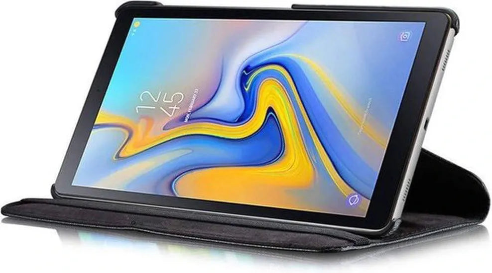 Samsung Galaxy Tab A 10.5 (2018) T590/T595 Hoesjes – 360° draaibaar – Standfunctie – Zwart-Tablethoesjes-Ilumina Benelux