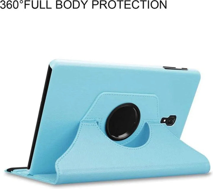 Samsung Galaxy Tab A 10.5 T590/T595 (2018) Hoesjes – 360° draaibaar – Multi-stand – Lichtblauw-Tablethoesjes-Ilumina Benelux
