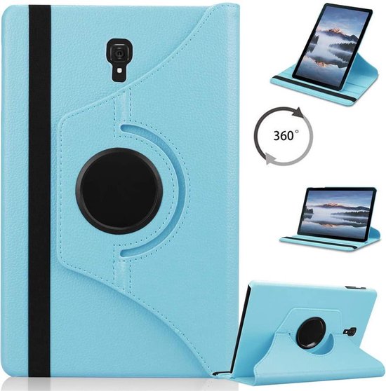 Samsung Galaxy Tab A 10.5 T590/T595 (2018) Hoesjes – 360° draaibaar – Multi-stand – Lichtblauw-Tablethoesjes-Ilumina Benelux