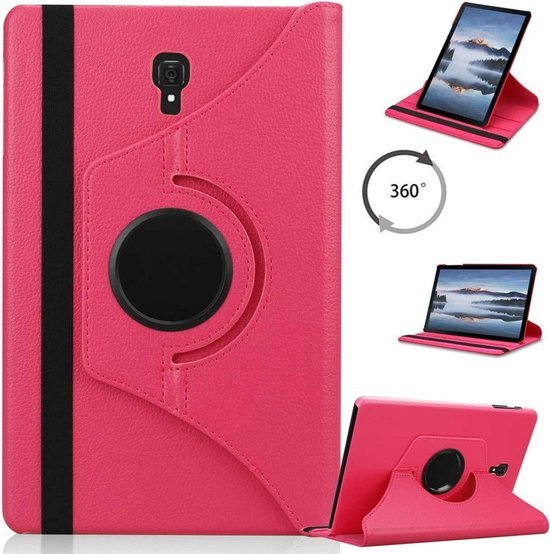 Samsung Galaxy Tab A 10.5 T590/T595 Hoesjes – 360° draaibaar – Multi-stand – Roze-Tablethoesjes-Ilumina Benelux