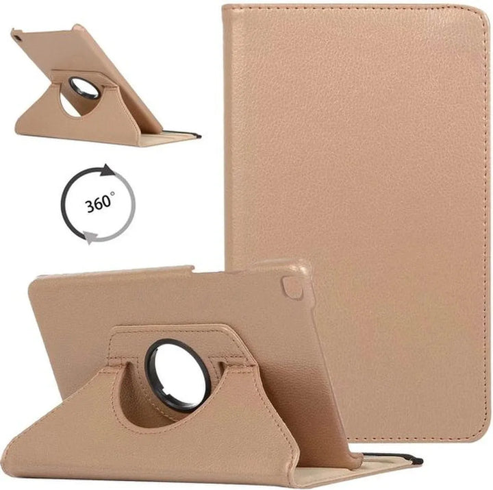 Samsung Galaxy Tab A 8.0 (2019) SM-T290/T295 Hoesjes – 360° draaibaar – Multi-stand – Goud-Tablethoesjes-Ilumina Benelux