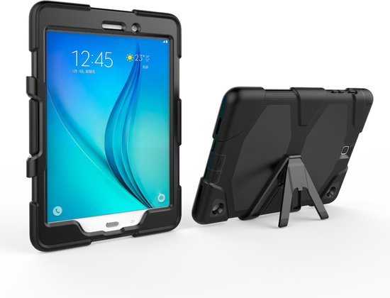 Samsung Galaxy Tab A 8.0 2019 (SM-T290/T295) Hoesjes – Schokbestendig – Kickstand – Zwart-Tablethoesjes-Ilumina Benelux