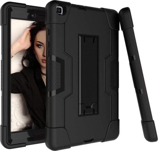 Samsung Galaxy Tab A 8.0 2019 SM-T290/T295 Hoesjes – Schokbestendig Standcase – Zwart-Tablethoesjes-Ilumina Benelux
